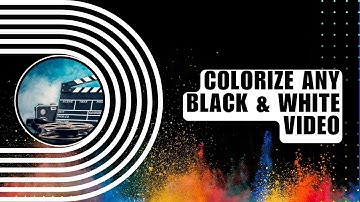❤️ An Easy Tutorial On How To Colorize Any Black & White Video Using AI