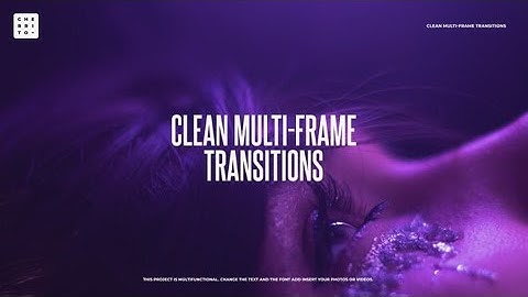 Clean Multi Frame Transition Free Download | After Effects Template | No Copyright | Motion Template
