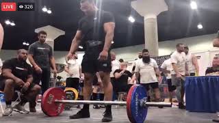 Larry Wheels 6th Event Max Axle Double Overhand 352lb 160kg