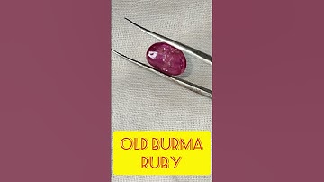 OLD BURMA RUBY. NON HEATED NON TREATED.