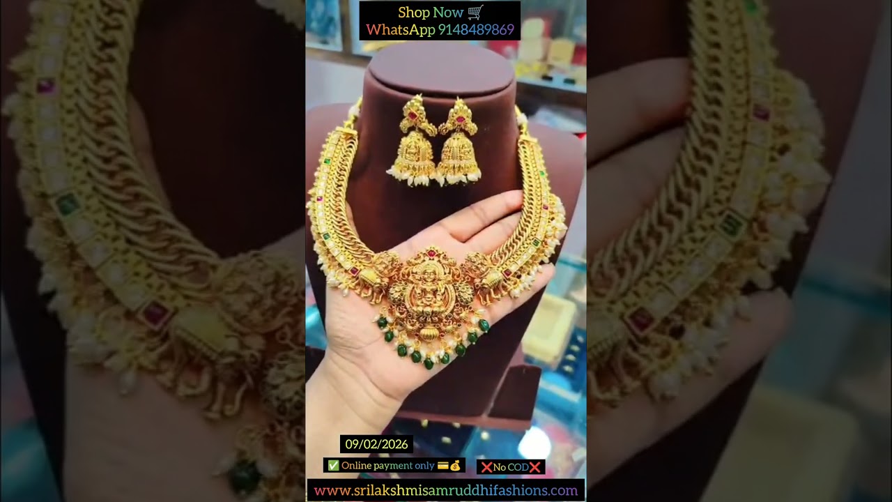 #srilakshmisamruddhifashions #necklace #newpremium #newcollection #trending #viralvideo 
