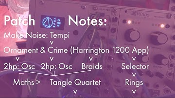 Patch Notes: Ornament & Crime - Harrington 1200 App