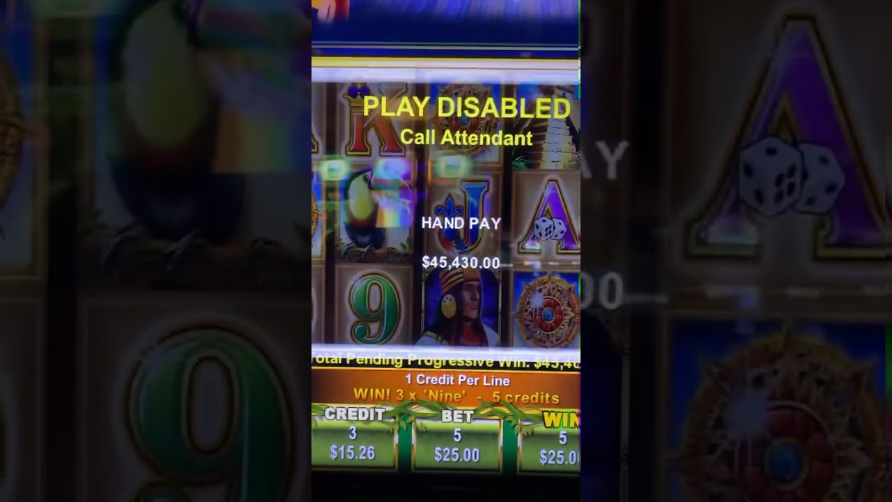 Dollar Chief High Limit-$5 Slot $25 bet $45,430.00 Jackpot!