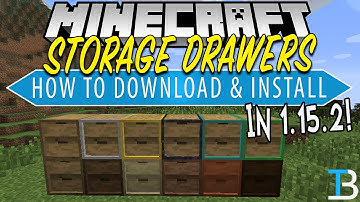 How To Download & Install Storage Drawers in Minecraft 1.15.2