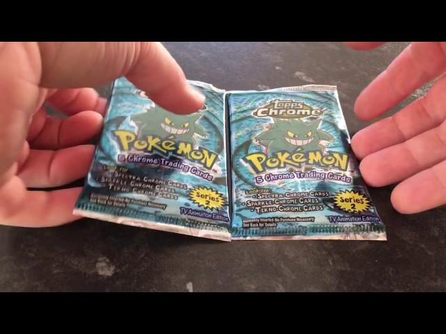 pokemon topps chrome series 2 booster box Opening Pokemon Chrome Box To Find $15,000 Sparkle Charizard