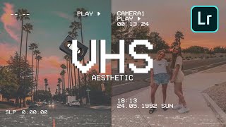 How to Edit VHS Aesthetic Effect Preset | Lightroom Mobile Preset Tutorial screenshot 5