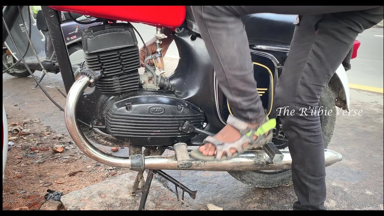 Jawa Yezdi, The Vintage Indian Motorbike, Kick Start YouTube