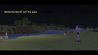 If your friend leaves your world but you can still see them, DELETE YOUR WORLD!