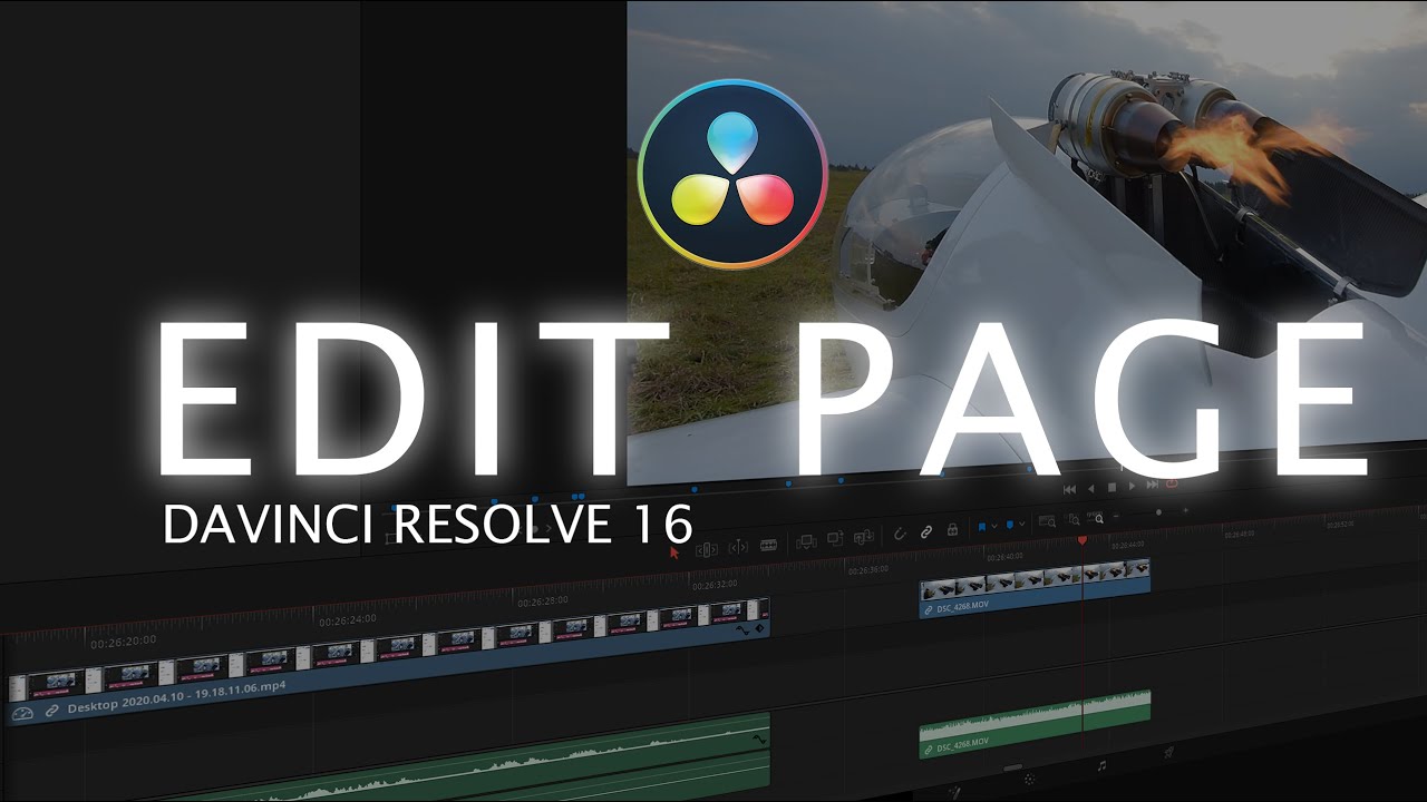 Подробное обучение работе в Davinci Resolve 16 | Монтаж в Edit Page ...