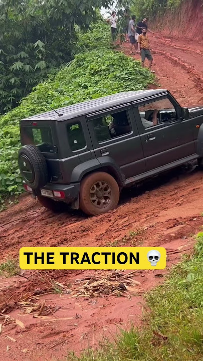 JIMNY ON SLIPPERY MUD UP HILL ๐ #shortvideo #jimny #suzuki #4by #fireflytrials