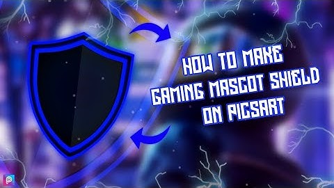 How To Make Gaming Mascot Shield || Gaming Mascot Shield || In PicsArt | Pubg Mobile Logo | In Hindi