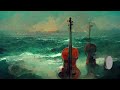Sea waves and old cello music 8 hours alpha binaural beats  root chakra healing 432 hz frequency