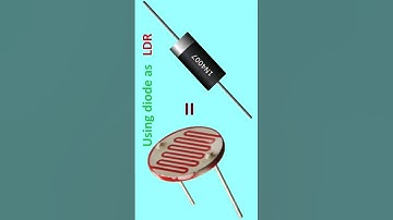 Use a Diode as a Light Sensor #zaferyildiz #shots #short  #electronics #ldr #diode #sensor #circuit
