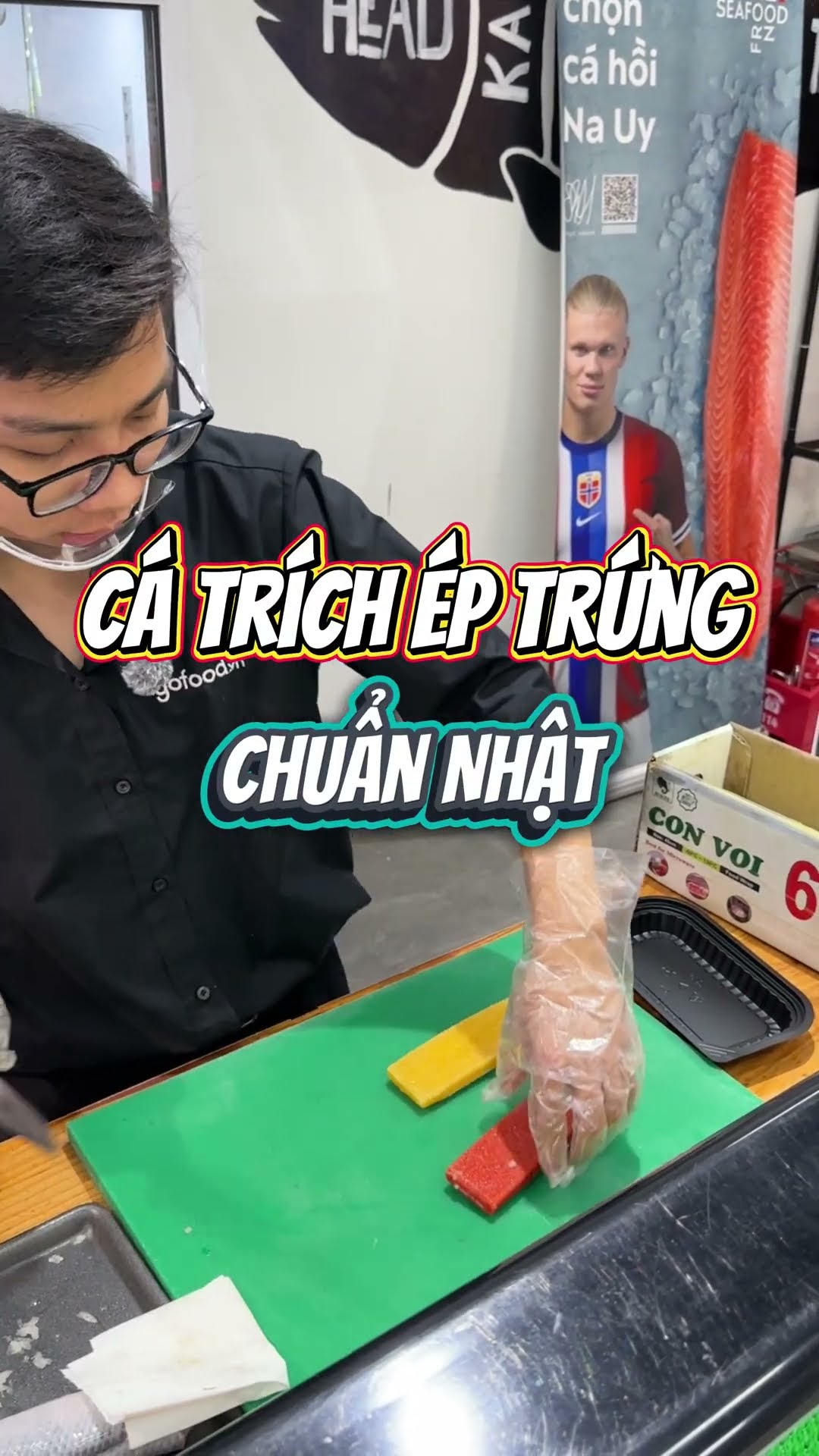Cá trích ép trứng chuẩn Nhật tại Gofood #gofood #thucphamnhapkhau #haisannhapkhau #catrichnhat