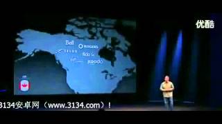 The iphone5 conference live demo iphone5 various functions
