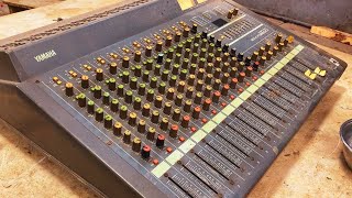 Abandoned Mixer YAMAHA 3500 Table 16 Restoration // Repair Rusty Old Professional Event Mixer Sound