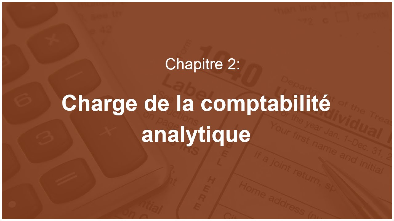 Charge de la comptabilité analytique