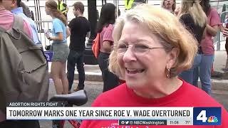 Activists reflect one year after Roe v. Wade overturned | NBC4 Washington