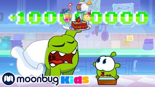 Chef Level!! | Om Nom Stories  Cut The Rope | Funny Cartoons for Kids | Moonbug Kids