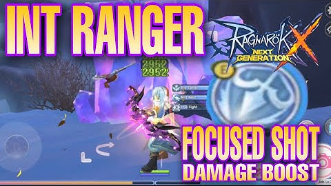 ROX INT RANGER Huge Damage Boost FOCUSED SHOT New Update Job Optimization Ragnarok X Next Generation