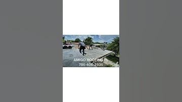 Flat roof hot system installation time lapse