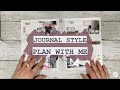 Plan with Me Horizontal Classic Happy Planner Bullet Journal ft @JessicaHearts