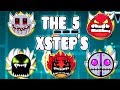 "THE 5 XSTEPS" !!! - GEOMETRY DASH BETTER & RANDOM LEVELS