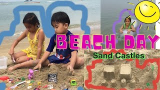 BEACH DAY: Little explorers go to beach