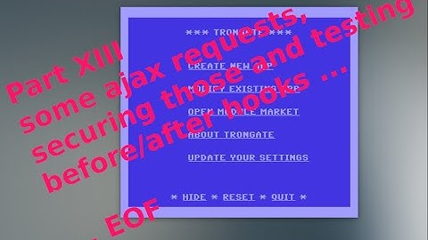Web Project Part XIII - PHP Programming Course Management in Toolhouse using Trongate PHP Framework