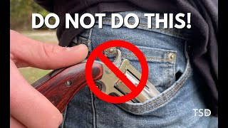 Do NOT Carry a Revolver like this!