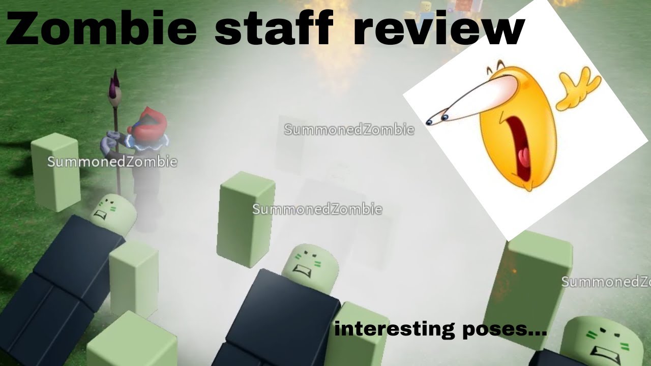 Roblox Gear Review 7: Zombie Staff - YouTube