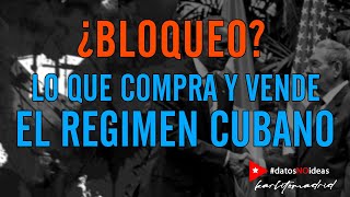 ¿ BLOQUEO A CUBA ? FALSO!!!  Miles de millones que compra y vende el régimen cubano en el mundo