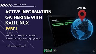 Active Information Gathering With Kali Linux part 1 - Find IP and Physical location | Men Of Letters
