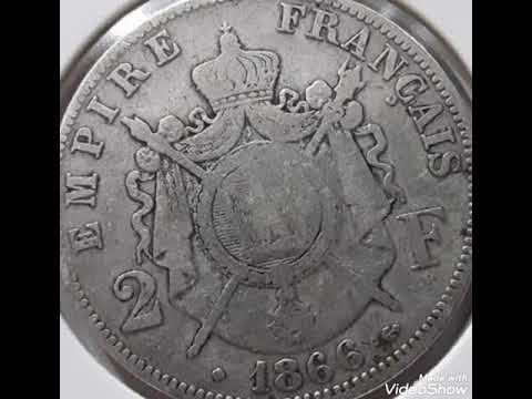 2 Francs 1866 Frensch u0026 Napoléon III coin value and price rare