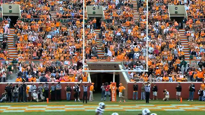 Michael Palardy 37 yard FG Tennessee vs  South Car...