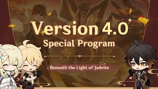 The version 4.0 special program will be tomorrow!!