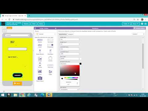 how to make a age converter using code blocks