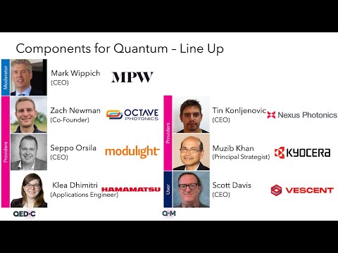 Components for Quantum - Full webinar - QED-C Quantum Marketplace®
