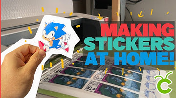 How TO Make Stickers at Home with a Cricut  🌎 Using Procreate/Photoshop/Clip Studio