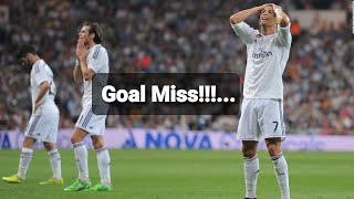 Unbelievable Open Goal Missed By Cristiano Ronaldo, Neymar Jr And Leo Messi....