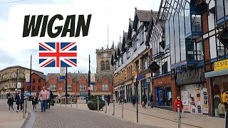 Wigan town walking tour | United Kingdom | 2021