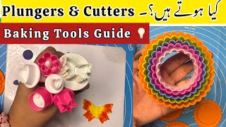 Plungers &amp; Cutters Explained | Beginners Guide to Baking Tools | Cookie Cutters Kya Hote Hain