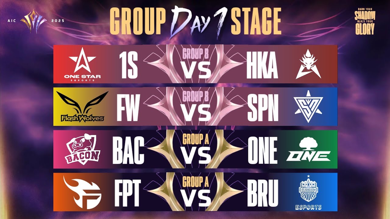 [HIGHLIGHT] AIC 2025 : Group Stage Day 1