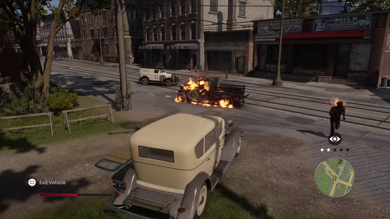 Mafia Remake car collision explosion