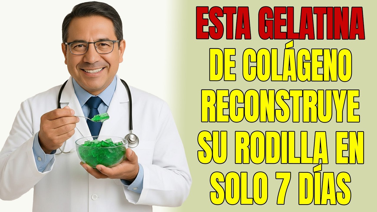 ¡REGENERA Tu CARTÍLAGO! La VERDAD Sobre la GELATINA Casera y Quitó el DOLOR ARTICULAR en 7 DÍAS