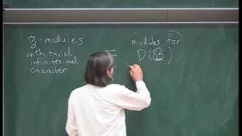 Prof. David Vogan | Schubert varieties and representations of real reductive groups