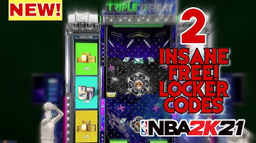 *2* INSANE LOCKER CODES IN NBA 2K21