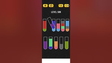 Water sort puzzle level 588
