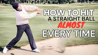 How to hit the golf ball straight