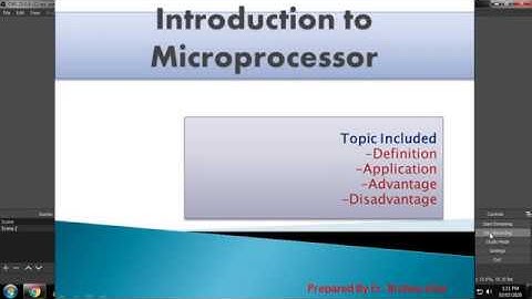 Introduction to microprocessor in nepali. definition, advantage, disadvantage and application